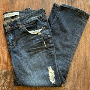 Sexy Rolled Crop Charlotte Russe Jeans Sz 8 EUC